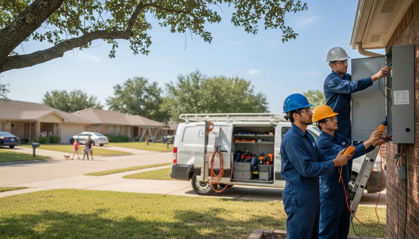 Certified electrician providing emergency electrical services in Lehigh Acres, FL